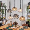 Ripoll Lámparas suspendidas, Luminarias esféricas, Lámparas colgantes Colores ámbar, Transparente, Ahumado, 6 luces