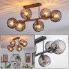 Koyoto Plafones, Luminarias esféricas Ahumado, 6 luces