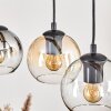Koyoto Lámparas suspendidas, Luminarias esféricas, Lámparas colgantes Colores ámbar, Transparente, Ahumado, 5 luces
