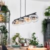 Gastor Lámparas suspendidas, Luminarias esféricas, Lámparas colgantes Colores ámbar, Transparente, Ahumado, 5 luces