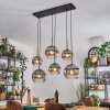 Koyoto Lámparas suspendidas, Luminarias esféricas, Lámparas colgantes Transparente, Ahumado, 6 luces