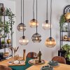 Koyoto Lámparas suspendidas, Luminarias esféricas, Lámparas colgantes Colores ámbar, Transparente, Ahumado, 6 luces