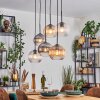 Koyoto Lámparas suspendidas, Luminarias esféricas, Lámparas colgantes Colores ámbar, Transparente, Ahumado, 6 luces