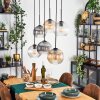 Koyoto Lámparas suspendidas, Luminarias esféricas, Lámparas colgantes Colores ámbar, Transparente, Ahumado, 6 luces