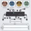 Koyoto Lámparas suspendidas, Luminarias esféricas, Lámparas colgantes Azul, dorado, Verde, Color cobre, 6 luces
