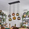Koyoto Lámparas suspendidas, Luminarias esféricas, Lámparas colgantes Azul, dorado, Verde, Color cobre, 6 luces