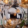 Gastor Lámparas suspendidas, Luminarias esféricas, Lámparas colgantes Colores ámbar, Cromo, Transparente, Ahumado, 8 luces