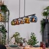 Koyoto Lámparas suspendidas, Luminarias esféricas, Lámparas colgantes Azul, Cromo, dorado, Verde, Color cobre, Ahumado, 5 luces