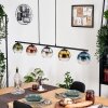 Koyoto Lámparas suspendidas, Luminarias esféricas, Lámparas colgantes Azul, Cromo, dorado, Verde, Transparente, Color cobre, Ahumado, 5 luces