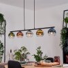 Koyoto Lámparas suspendidas, Luminarias esféricas, Lámparas colgantes Azul, Cromo, dorado, Verde, Transparente, Color cobre, Ahumado, 5 luces
