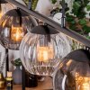 Koyoto Lámparas suspendidas, Luminarias esféricas, Lámparas colgantes Colores ámbar, Transparente, Ahumado, 5 luces