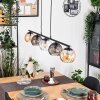 Koyoto Lámparas suspendidas, Luminarias esféricas, Lámparas colgantes Colores ámbar, Transparente, Ahumado, 5 luces