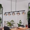 Gastor Lámparas suspendidas, Luminarias esféricas, Lámparas colgantes Cromo, Transparente, Ahumado, 5 luces
