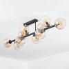 Koyoto Plafones, Luminarias esféricas Colores ámbar, Transparente, 10 luces