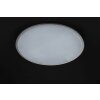 Lámpara de Techo WOFI LINOX LED Plata, 1 luz, Mando a distancia, Cambia de color