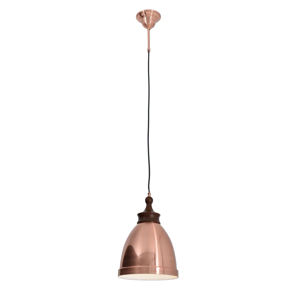 Lámparas Näve Copper Lámparas colgantes Madera oscura, 1 luz main product photo
