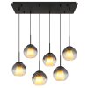 Lámparas Globo Lighting Barry Lámparas suspendidas Negro, 6 luces