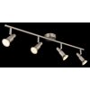 Lámparas Globo Lighting Kinley Plafones Cromo, Níquel-mate, 4 luces