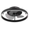 Lámparas Globo Lighting Conway lámpara ventilador de techo LED Negro, 1 luz, Mando a distancia