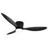 Lámparas Globo Lighting Armando lámpara ventilador de techo LED Negro, 1 luz, Mando a distancia
