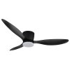 Lámparas Globo Lighting Armando lámpara ventilador de techo LED Negro, 1 luz, Mando a distancia