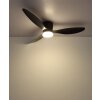Lámparas Globo Lighting Armando lámpara ventilador de techo LED Negro, 1 luz, Mando a distancia