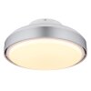 Lámparas Globo Lighting Carney lámpara ventilador de techo LED Blanca, 1 luz, Mando a distancia