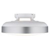 Lámparas Globo Lighting Carney lámpara ventilador de techo LED Blanca, 1 luz, Mando a distancia