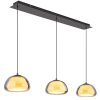 Lámparas Globo Lighting Avila Lámparas suspendidas LED Cromo, Negro, 1 luz, Mando a distancia