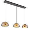 Lámparas Globo Lighting Avila Lámparas suspendidas LED Cromo, Negro, 1 luz, Mando a distancia