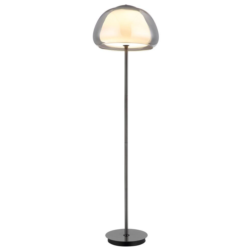 Lámparas Globo Lighting Avila Lámpara de pie LED Cromo, Negro, 1 luz, Mando a distancia main product photo