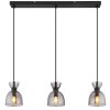 Lámparas Globo Lighting Massey Lámparas suspendidas Negro, 3 luces