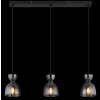 Lámparas Globo Lighting Massey Lámparas suspendidas Negro, 3 luces