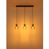 Lámparas Globo Lighting Massey Lámparas suspendidas Negro, 3 luces
