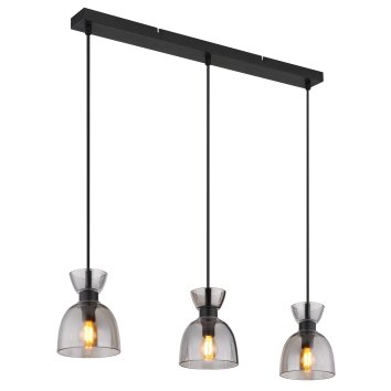 Lámparas Globo Lighting Massey Lámparas suspendidas Negro, 3 luces