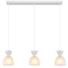 Lámparas Globo Lighting Massey Lámparas suspendidas Blanca, 3 luces