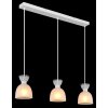 Lámparas Globo Lighting Massey Lámparas suspendidas Blanca, 3 luces