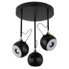 Lámparas Globo Lighting Donovan Plafones LED Cromo, Negro, 1 luz