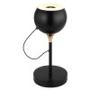 Lámparas Globo Lighting Donovan Lámparas de mesa LED Cromo, Negro, 1 luz