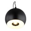 Lámparas Globo Lighting Donovan Apliques LED Cromo, Negro, 1 luz