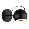 Lámparas Globo Lighting Donovan Apliques LED Cromo, Negro, 1 luz