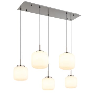 Lámparas Globo Lighting Kladora Lámparas suspendidas Níquel-mate, 5 luces