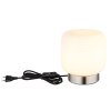Lámparas Globo Lighting Kladora Lámparas de mesa Níquel-mate, 1 luz