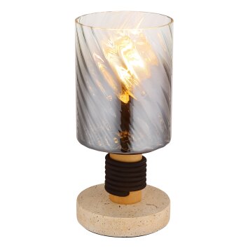 Lámparas Globo Lighting Osborne Lámparas de mesa Marrón, Apariencia de piedra, 1 luz