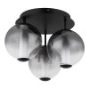 Lámparas Globo Lighting Lacy Plafones LED Negro, 1 luz