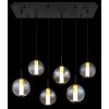 Lámparas Globo Lighting Lacy Lámparas suspendidas LED Negro, 1 luz