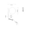 Lámparas Globo Lighting Lacy Lámparas de mesa LED Negro, 1 luz