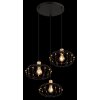 Lámparas Globo Lighting Greys Lámparas suspendidas Negro, 3 luces