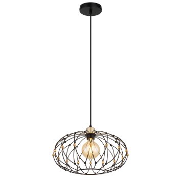 Lámparas Globo Lighting Greys Lámparas suspendidas Negro, 1 luz