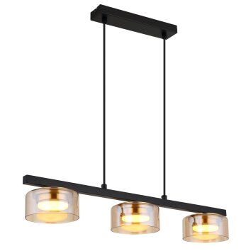 Lámparas Globo Lighting Higgins Lámparas suspendidas dorado, Negro, 3 luces